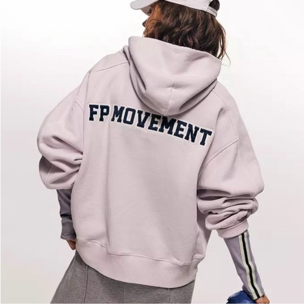 FP Movement Hoodie A Cut Above Embroidered Logo Hoodie XS